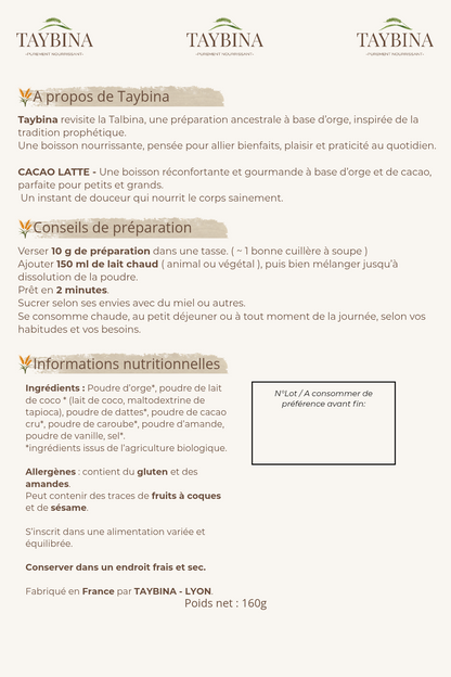 Rituel Lattes - Taybina