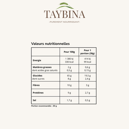 Tomate Basilic - Talbina Salée Instantanée 250g