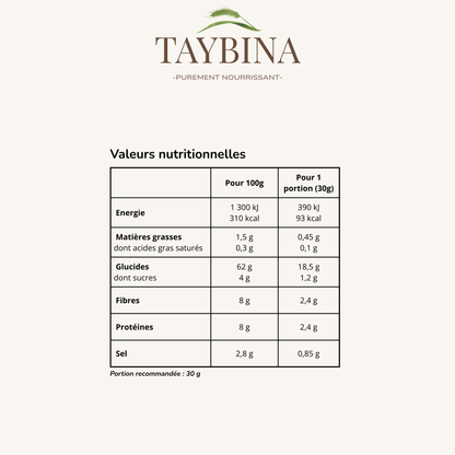 Herbes & Légumes - Talbina Salée Instantanée 250g