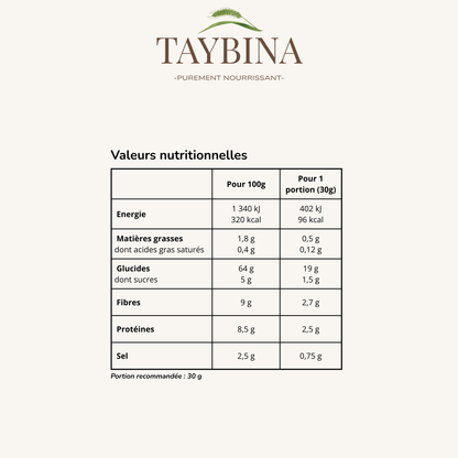 Curry Doux - Talbina Salée Instantanée 250g