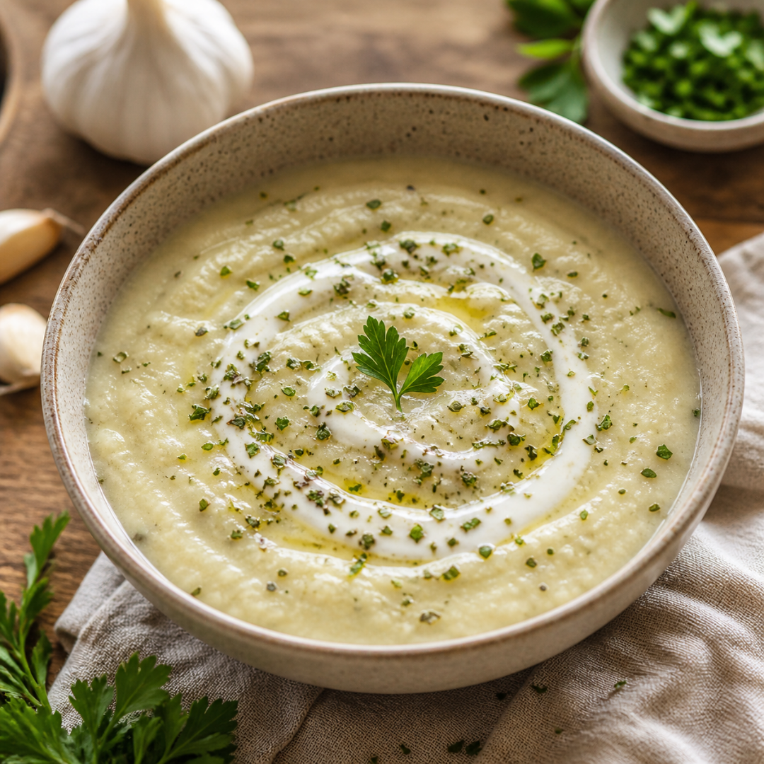 Purée Ail & Fines Herbes - Talbina Salée Instantanée 250g